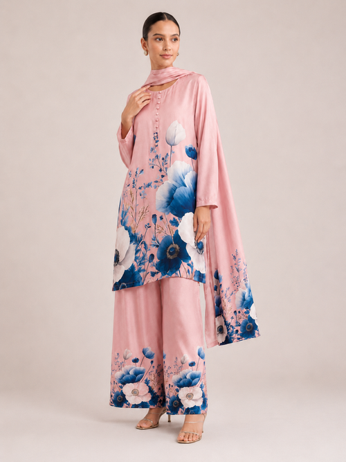 Gul Blush Poppy Three-Piece Suit