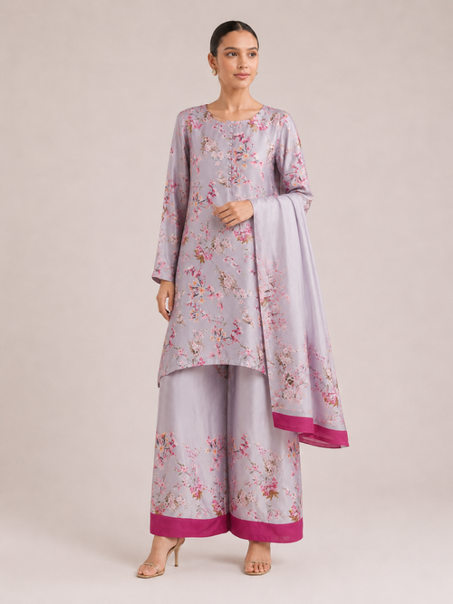 Bahar Lilac Blossom Three-Piece Suit